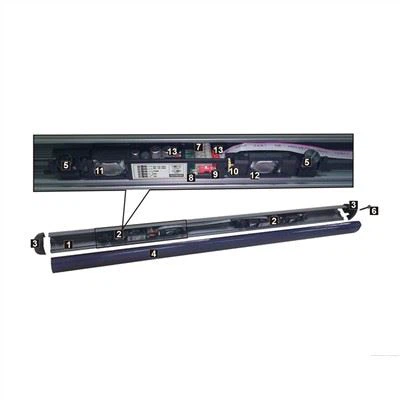 Capteur de balayage supérieur infrarouge pour opérateur de porte battante automatique