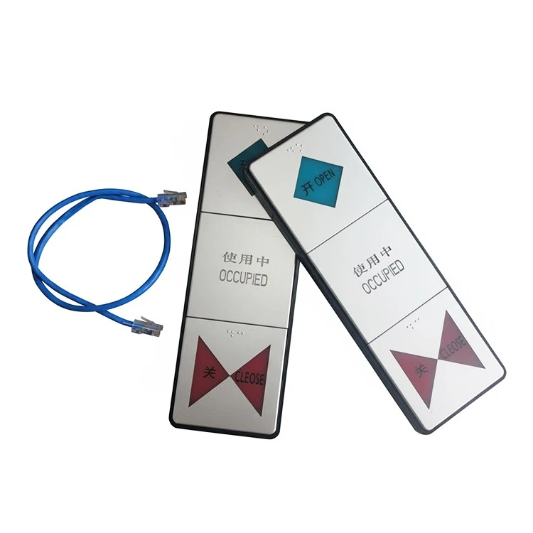 Electric Door Vacant Occupied Push Plates Kit factory